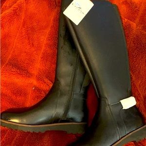 Blondo Aqua College Tall Leather Boot - No bundle discount